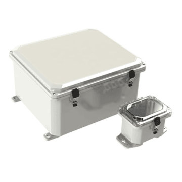 NEMA Hinged Electrical Enclosures wall mount electrical enclosure flanged waterproof electrical Enclosure polycase ZQ ZH Series